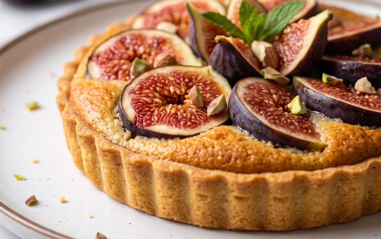 Fig Tart with Almond Cream